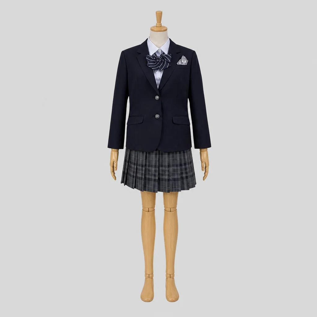 中央大学附属横浜高校の女子の制服のイメージ