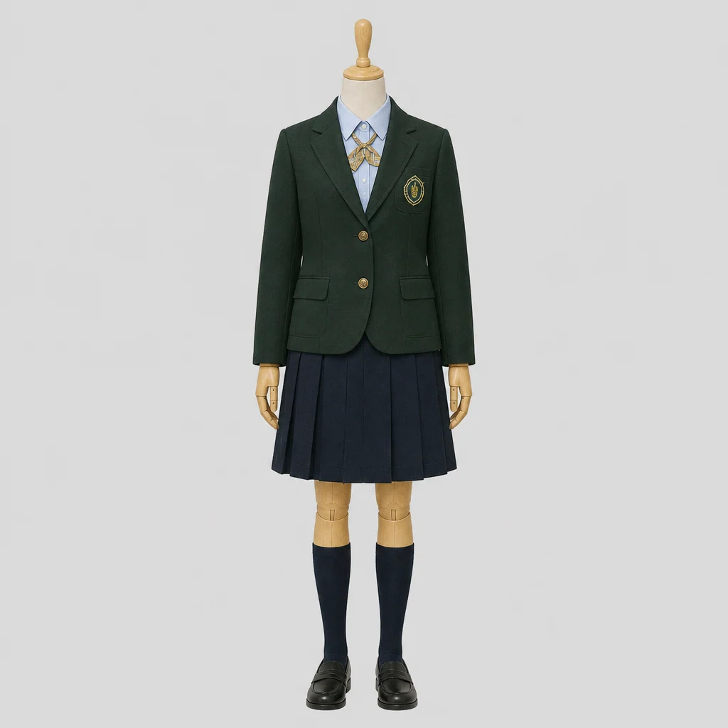 洗足学園高校の女子の制服のイメージ