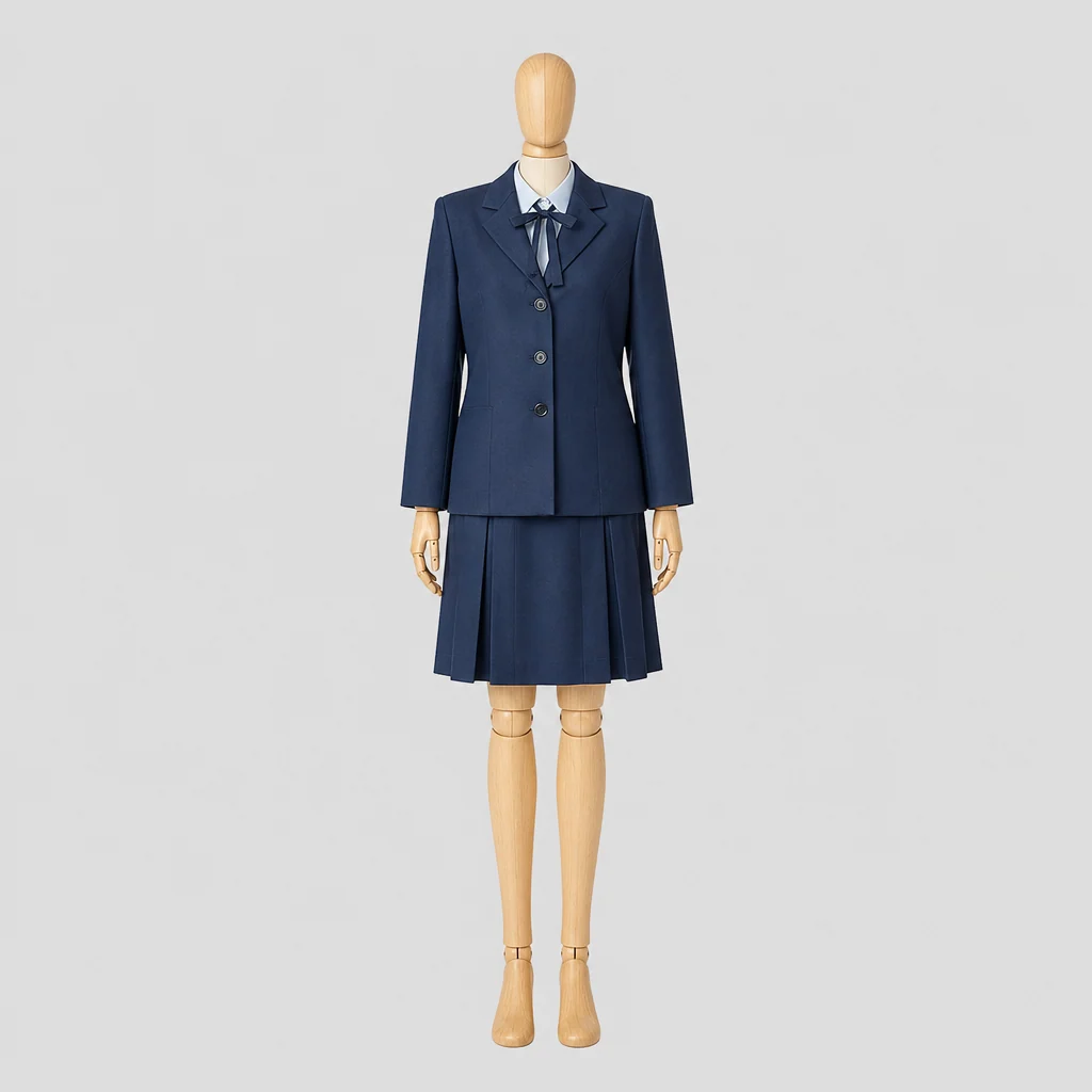 新潟東高校の女子の制服のイメージ