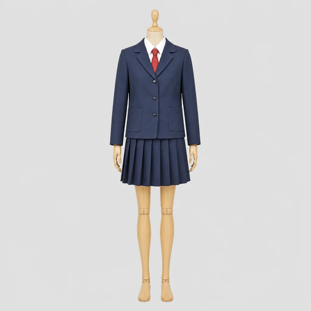 新潟商業高校の女子の制服のイメージ