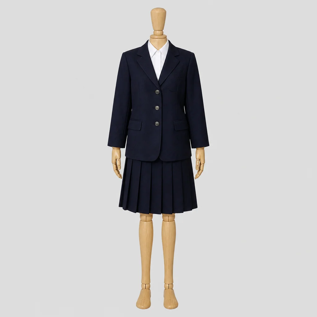 万代高校の女子の制服のイメージ