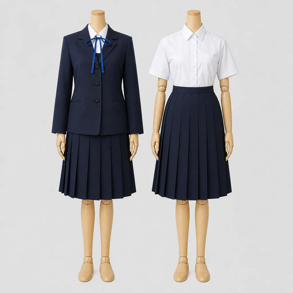 村上高校の制服のイメージ