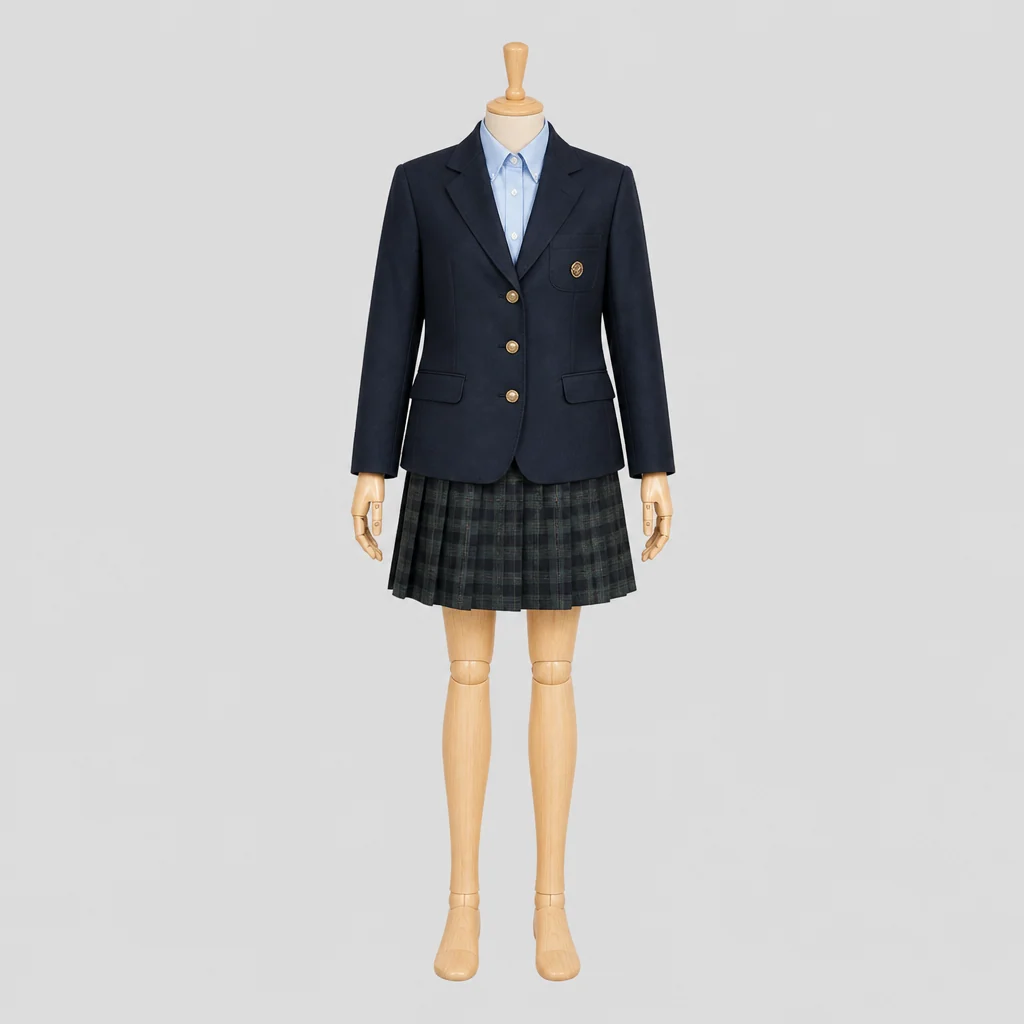 吉田高校の女子の制服のイメージ