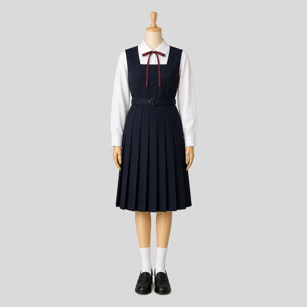 五泉高校の女子の制服のイメージ