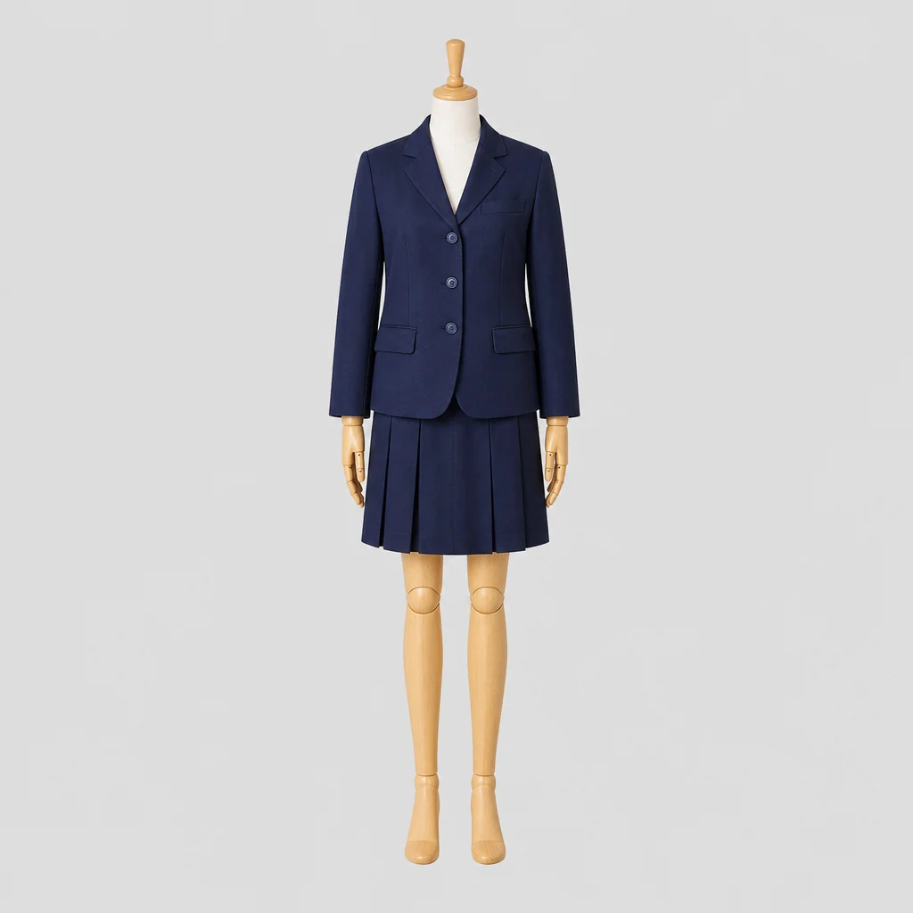高田北城高校の女子の制服のイメージ