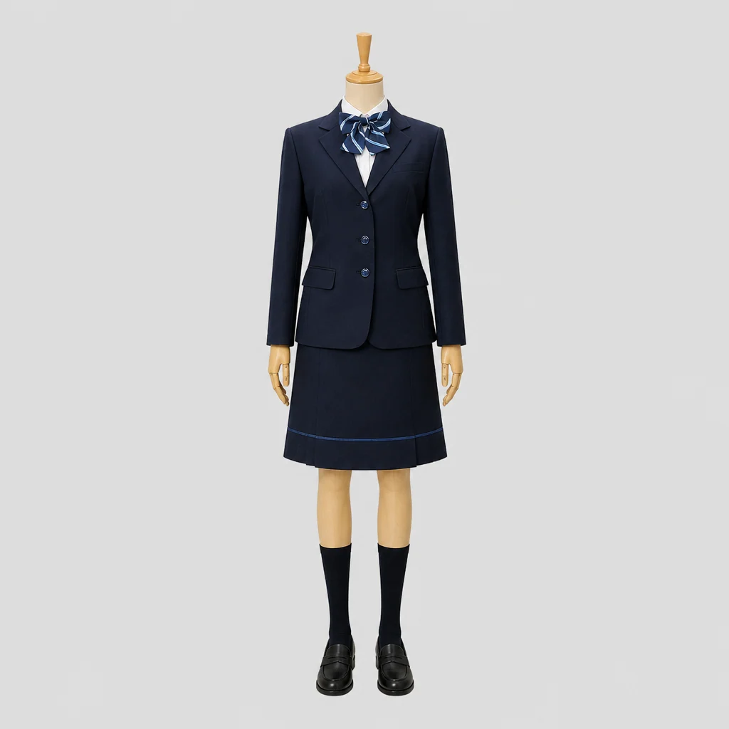 佐渡高校の女子の制服のイメージ