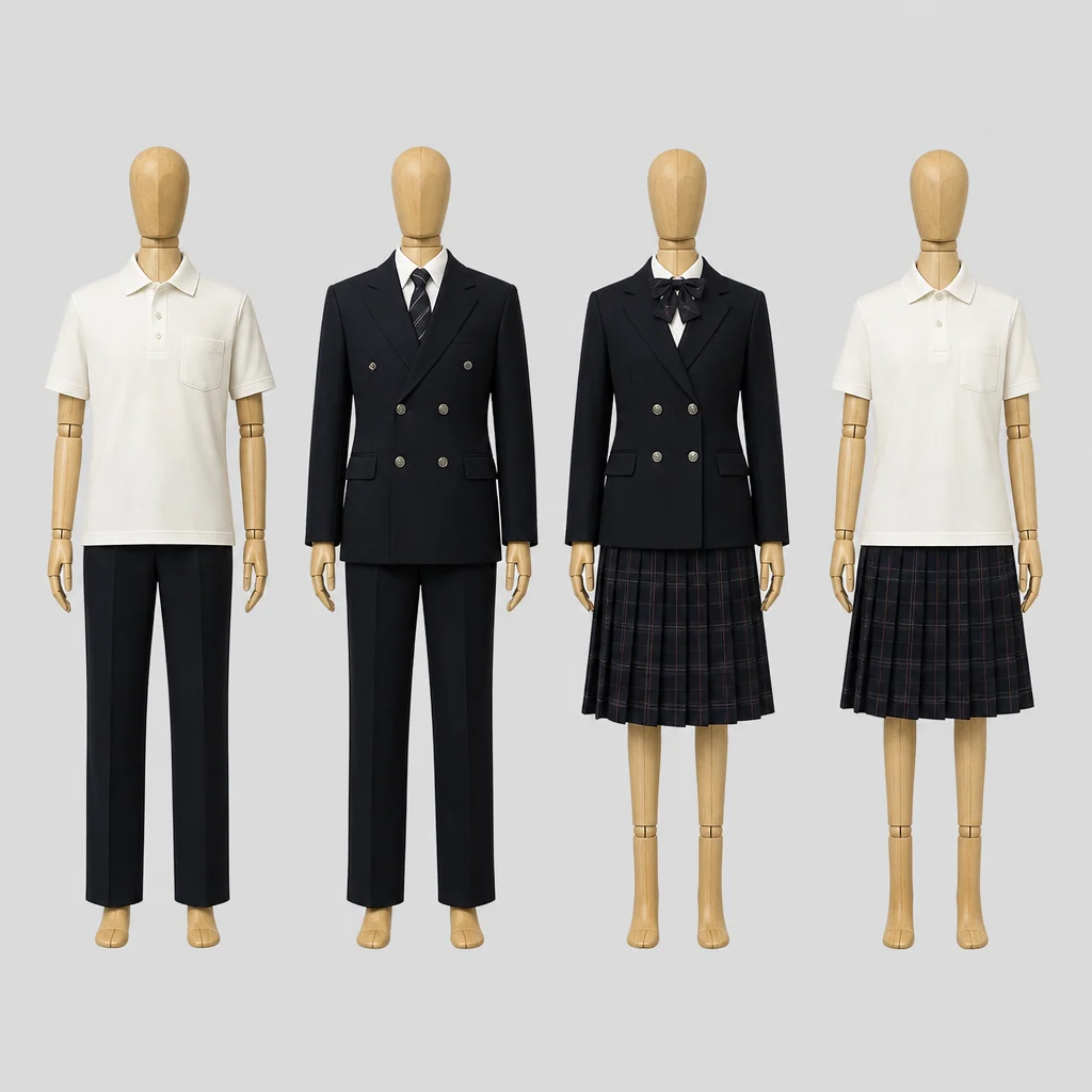 国際情報高校の制服のイメージ