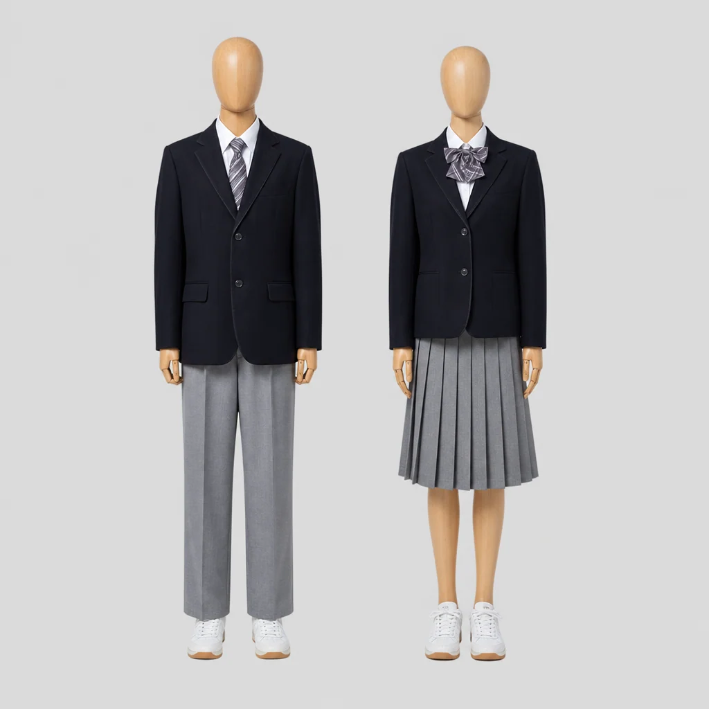新潟英智高校の制服のイメージ
