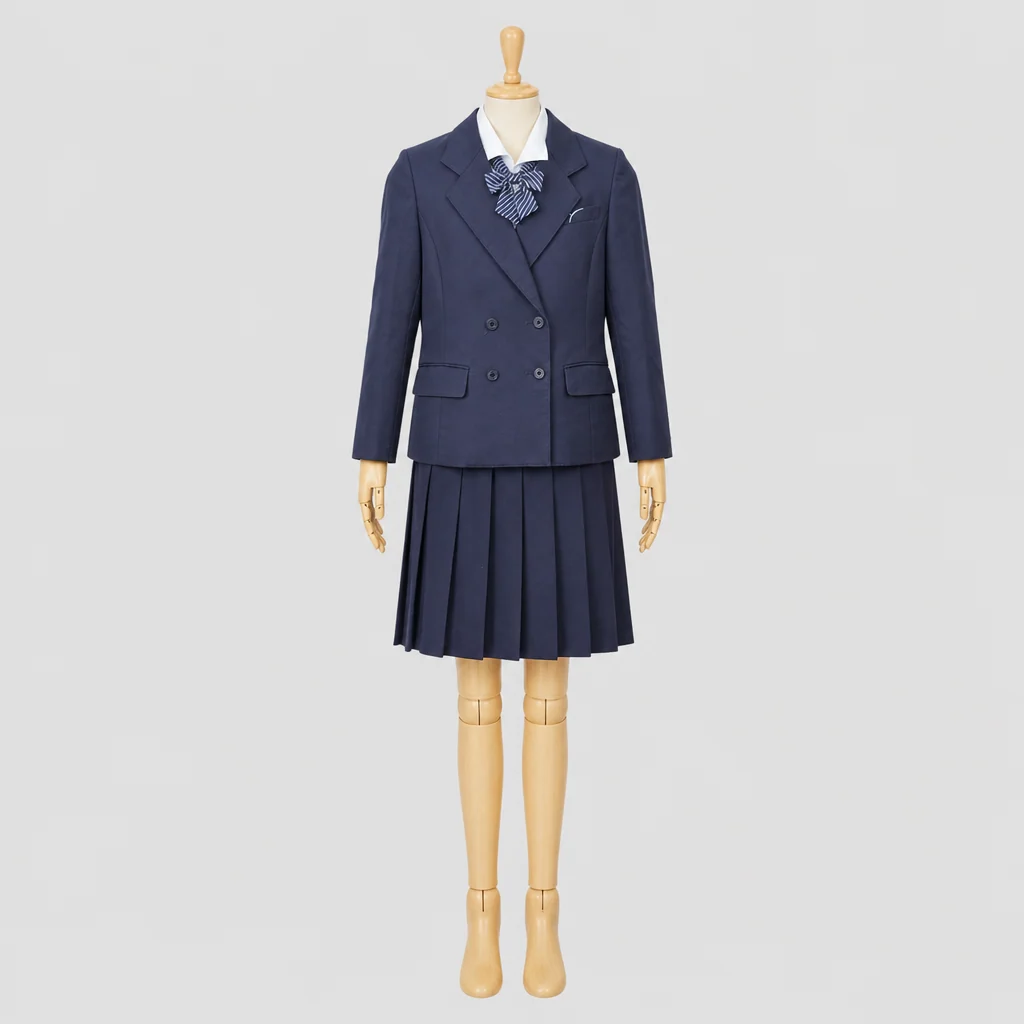 八尾高校の女子の制服のイメージ