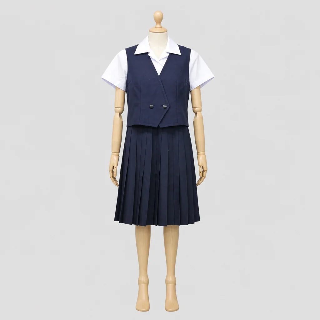 富山中部高校の女子の制服のイメージ