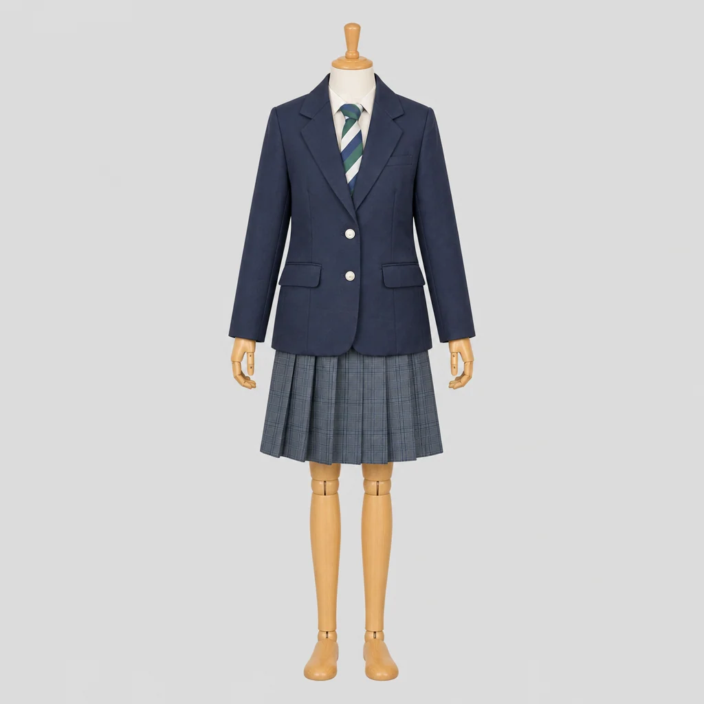 富山北部高校の制服のイメージ