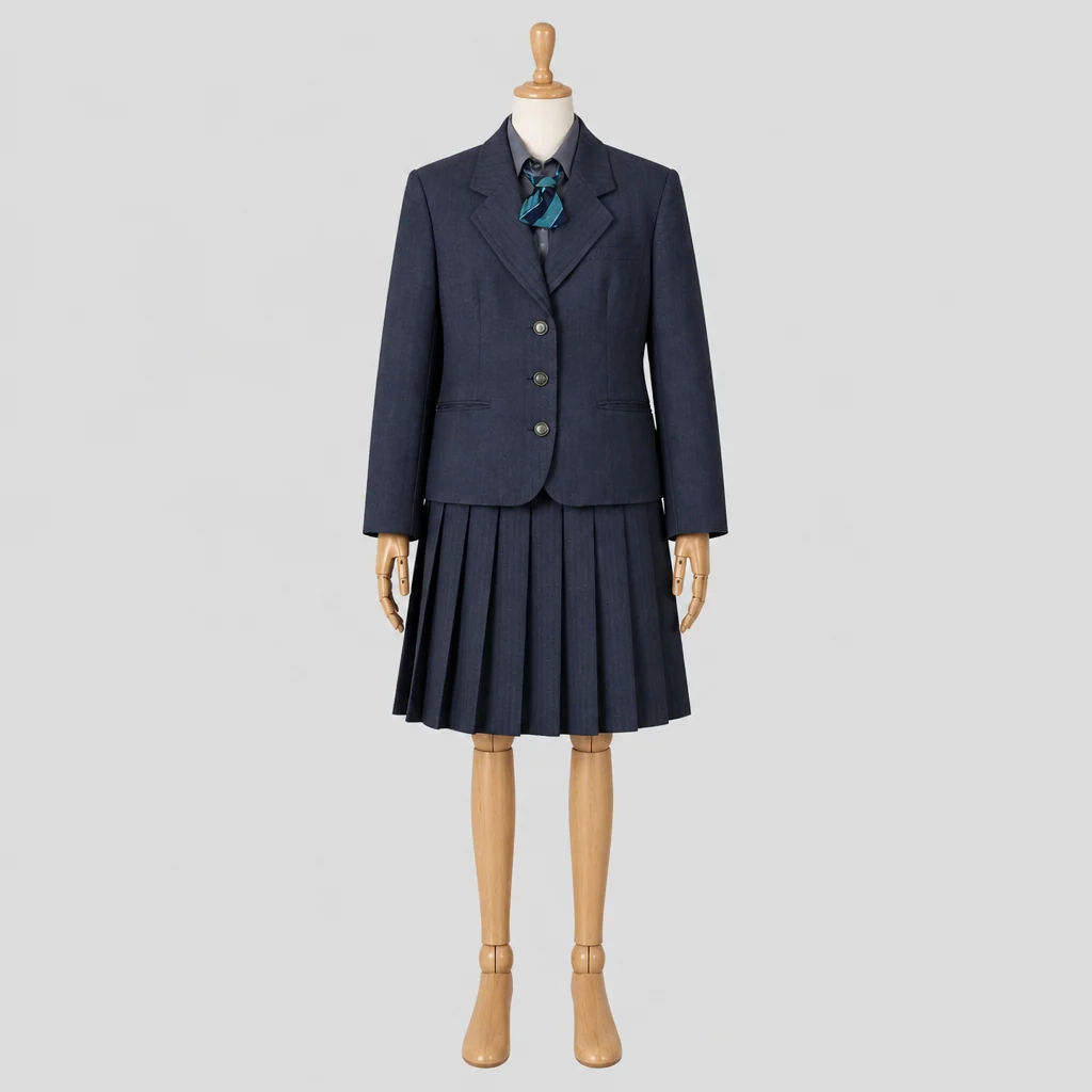 富山第一高校の女子の制服のイメージ
