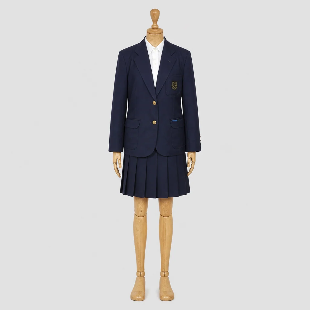 金沢西高校の女子の制服のイメージ