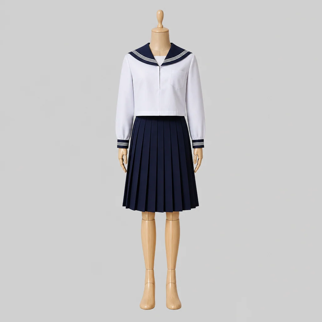 七尾高校の女子の制服のイメージ