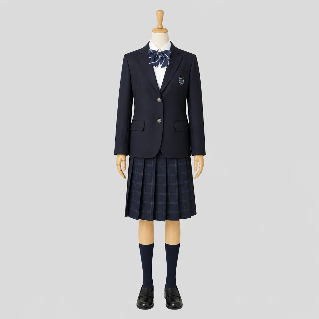 七尾東雲高校の女子の制服のイメージ