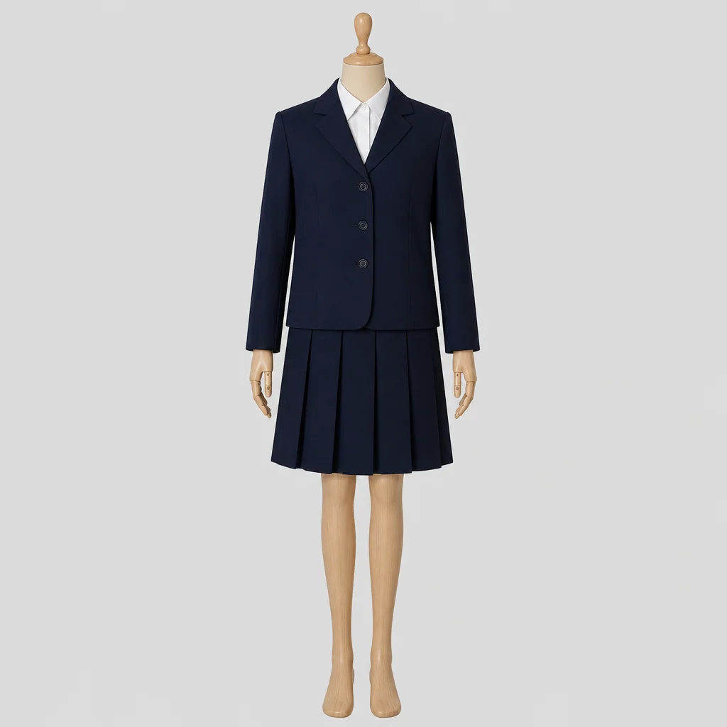 鹿西高校の制服のイメージ