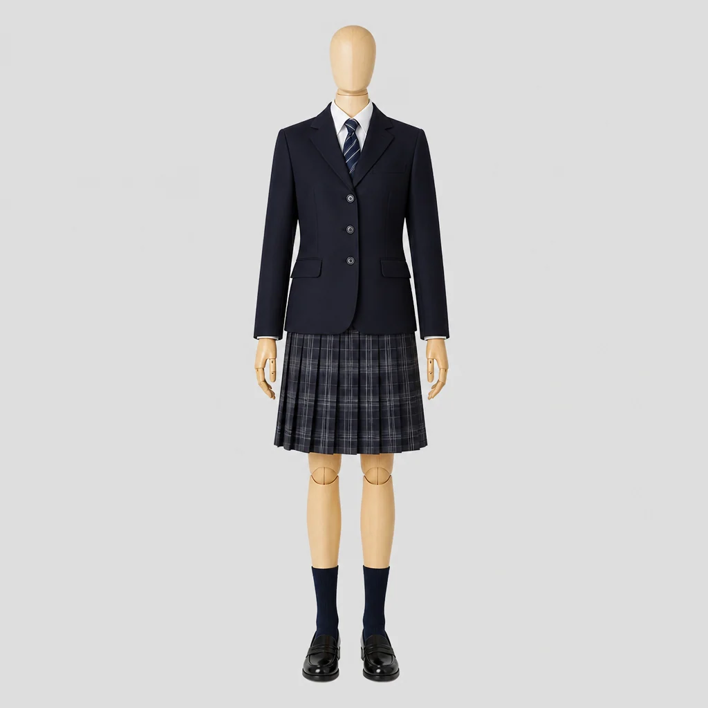 金沢学院大学附属高校の制服のイメージ
