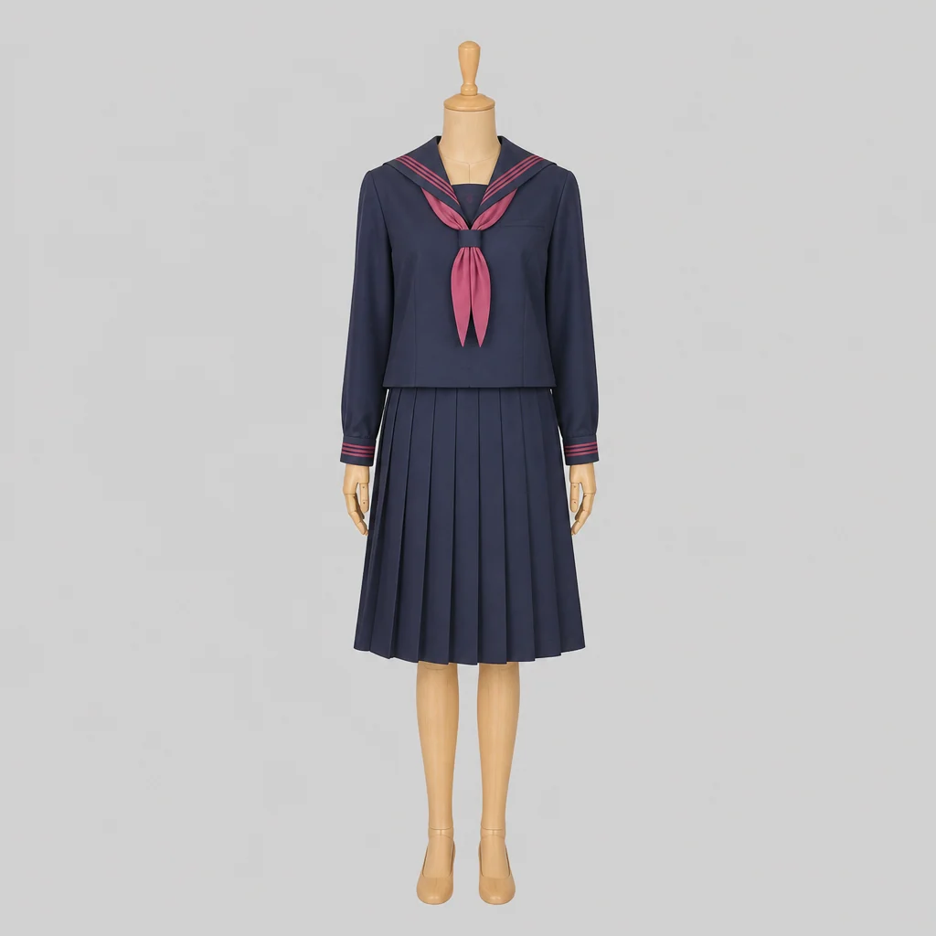 巨摩高校の制服のイメージ