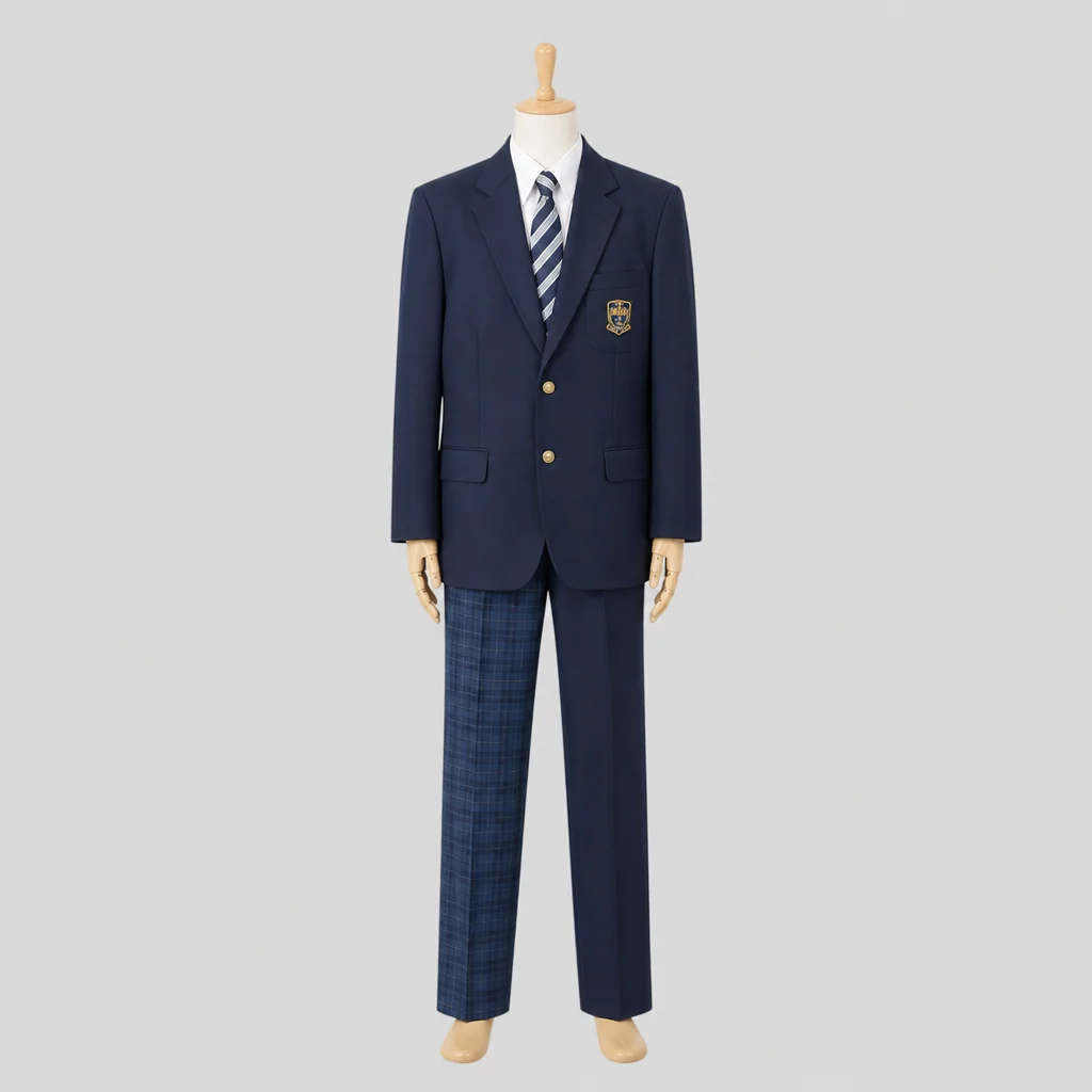 吉田高校の男子の制服のイメージ