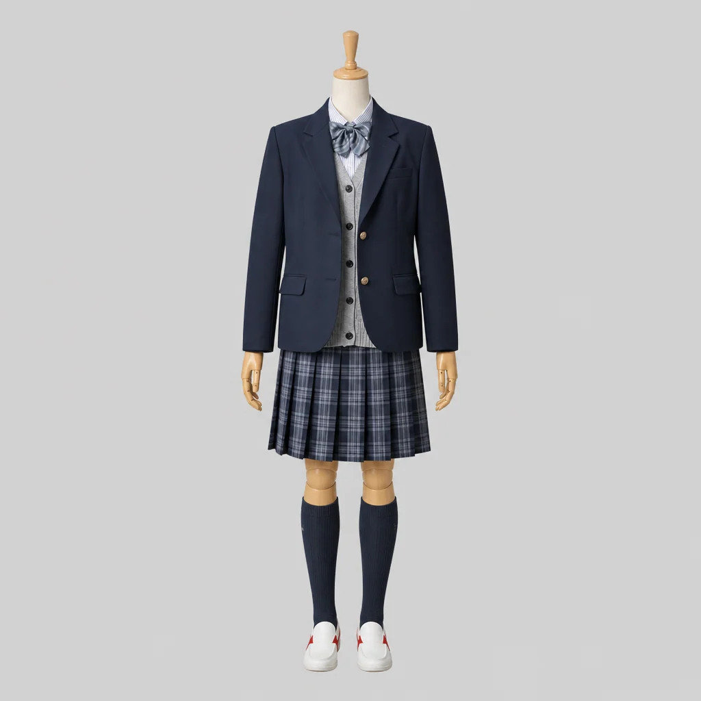 甲府昭和高校の制服のイメージ