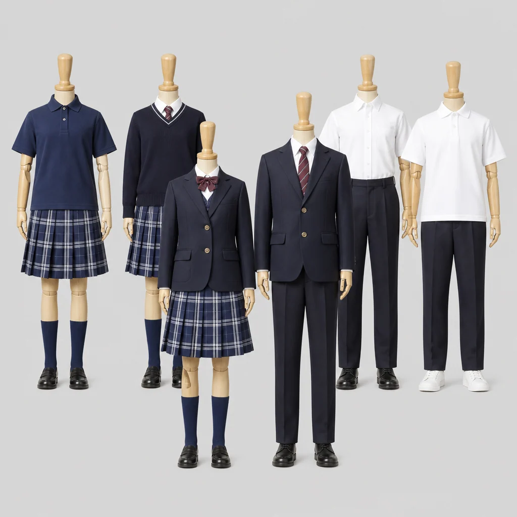 青洲高校の制服のイメージ