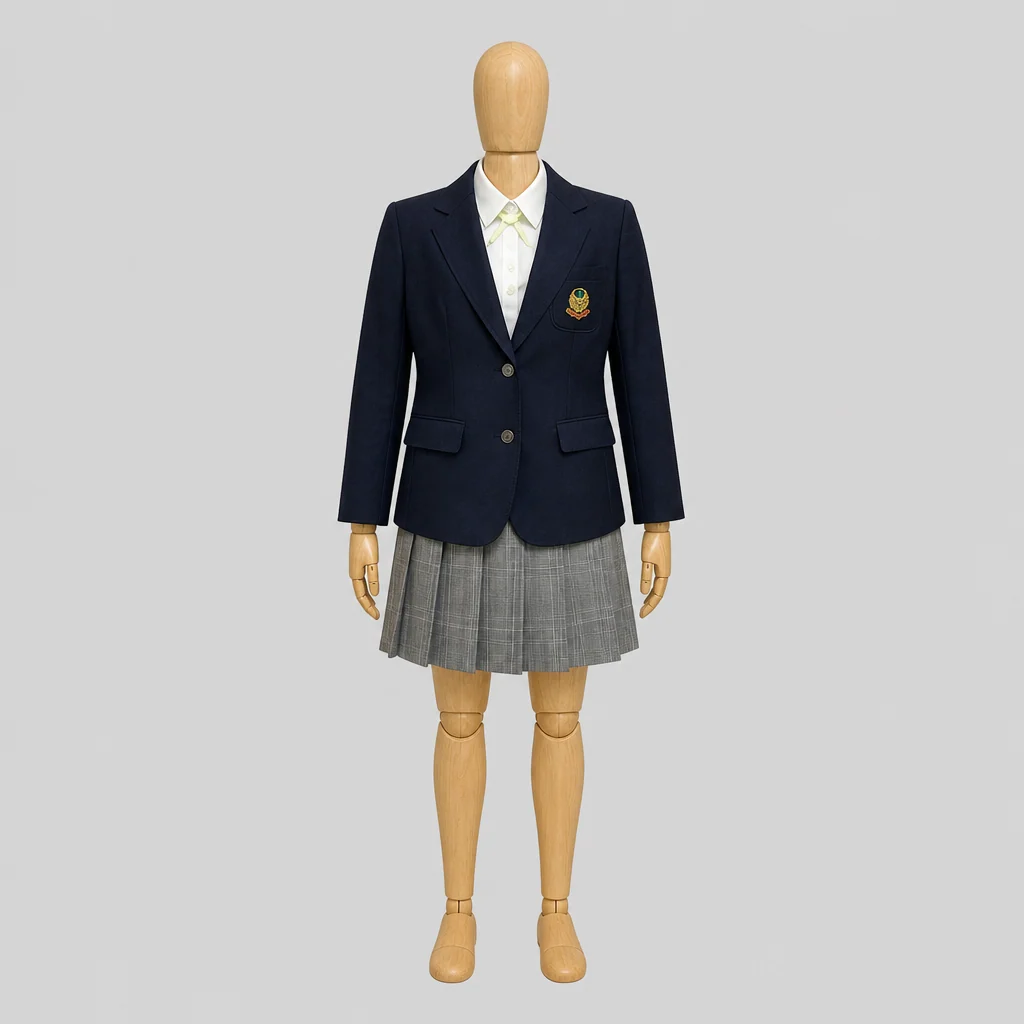 日本大学明誠高校の女子の制服のイメージ