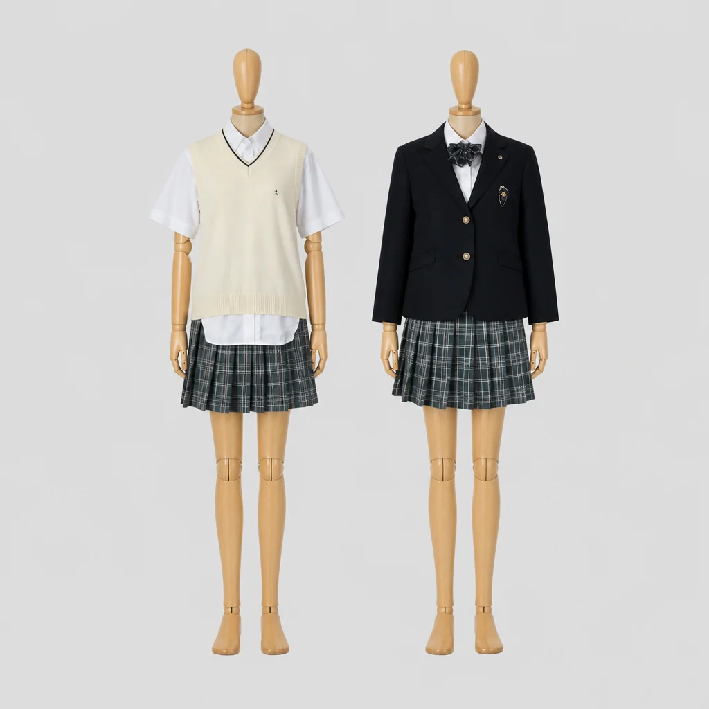 富士学苑高校の女子の制服のイメージ