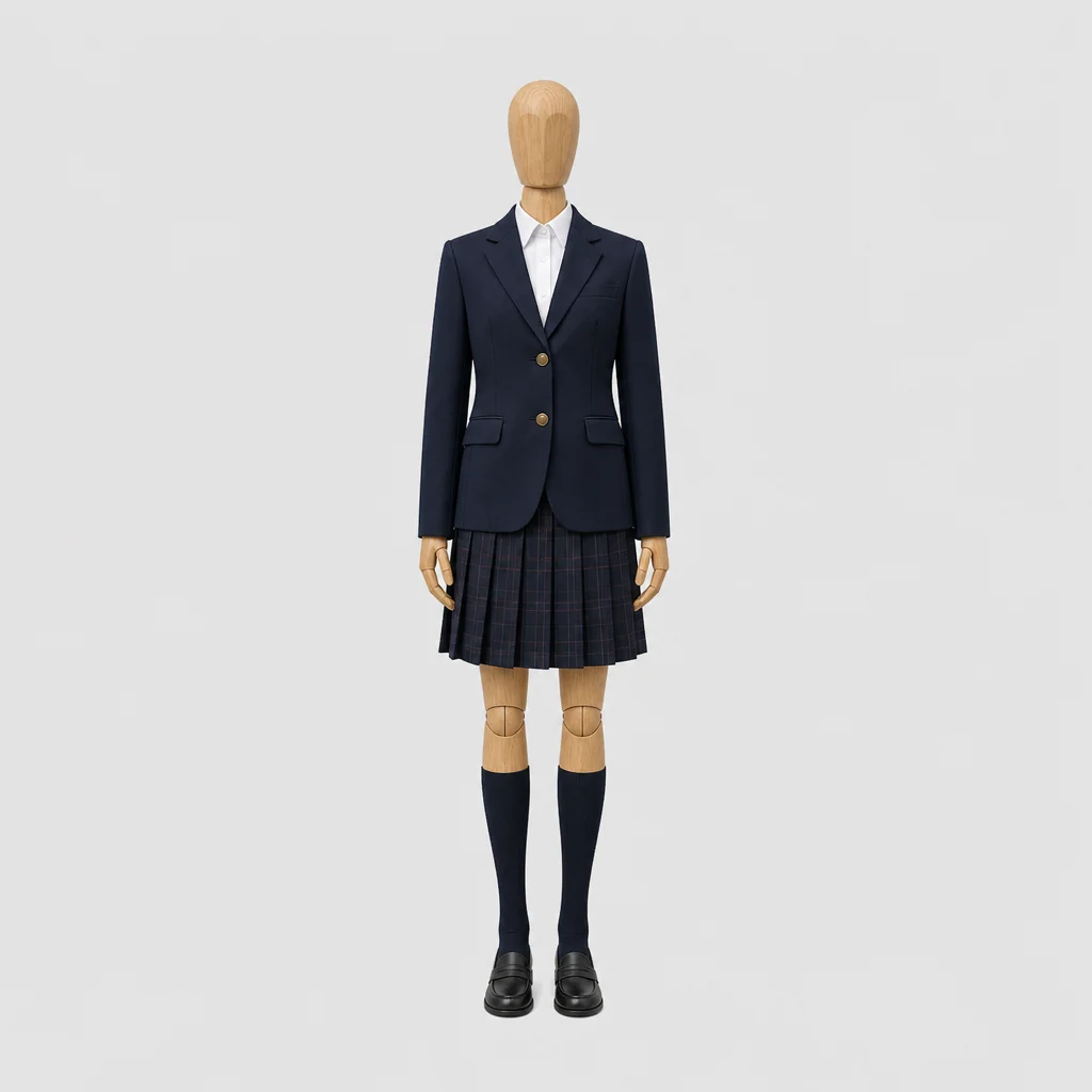 自然学園高校の制服のイメージ