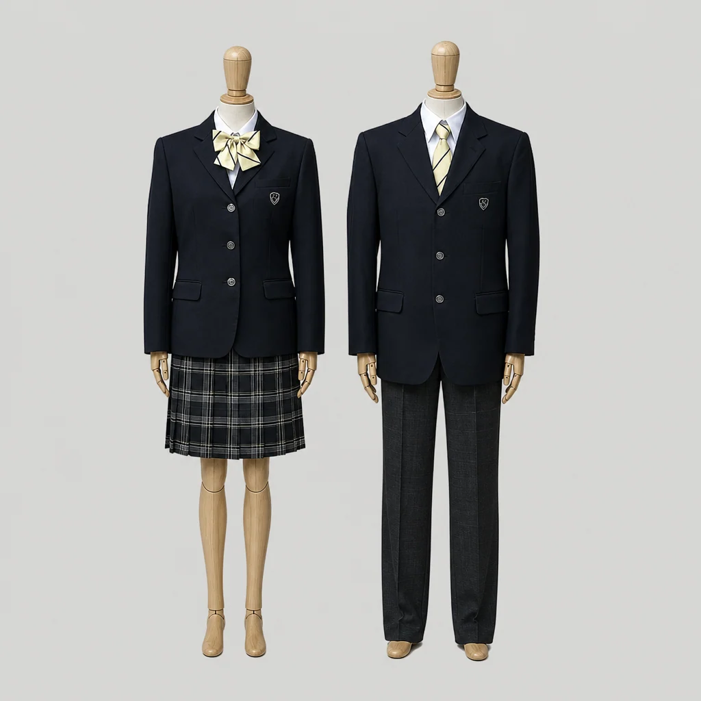 長野県諏訪実業高校の制服のイメージ