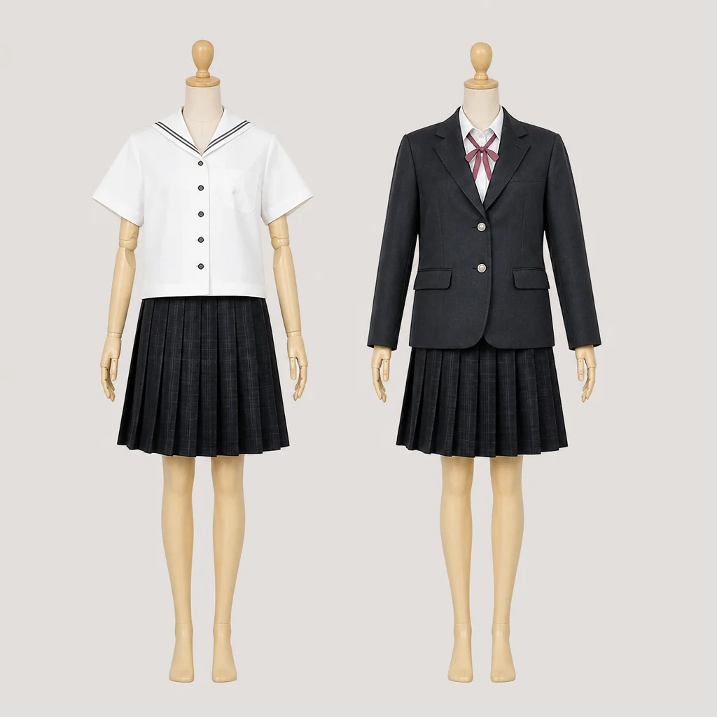 長野県屋代高校の制服のイメージ