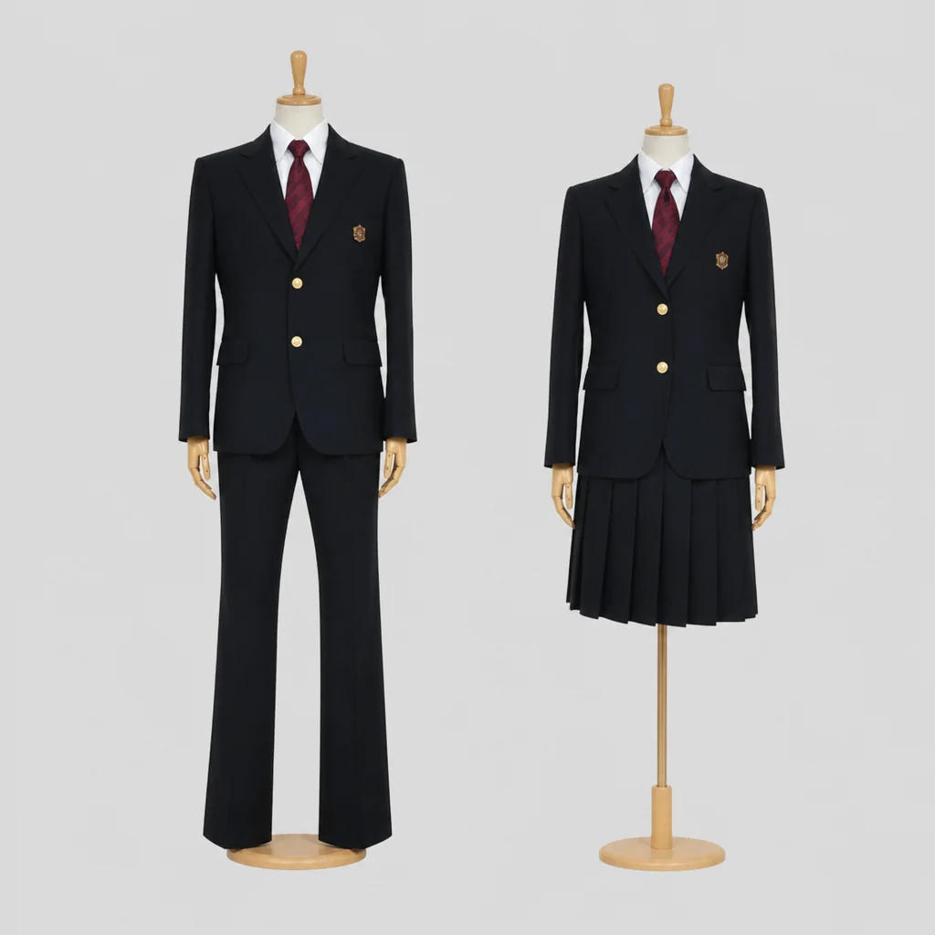 長野県下諏訪向陽高校の制服のイメージ