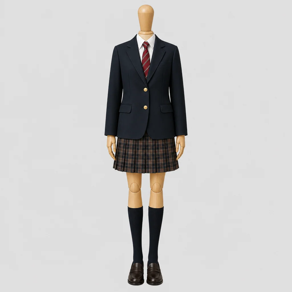長野県北部高校の制服のイメージ