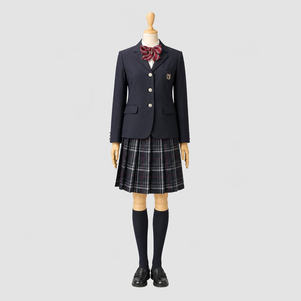 長野女子高校の女子の制服のイメージ