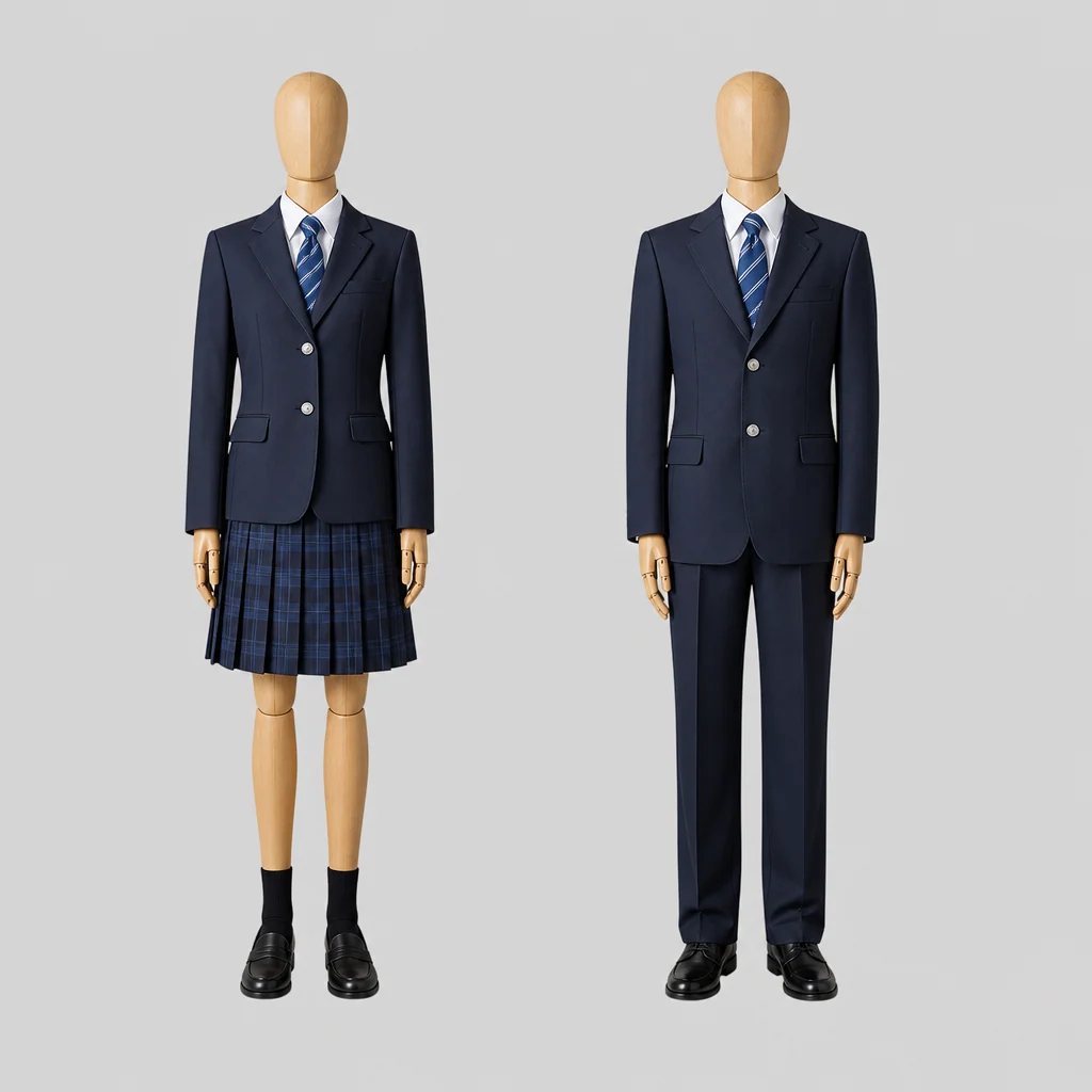 松本国際高校の制服のイメージ