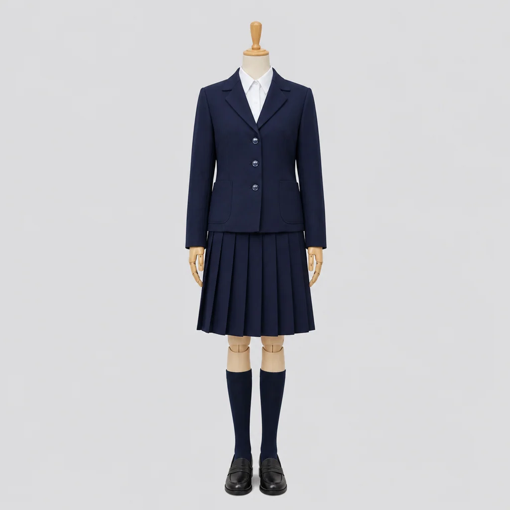 長良高校の女子の制服のイメージ