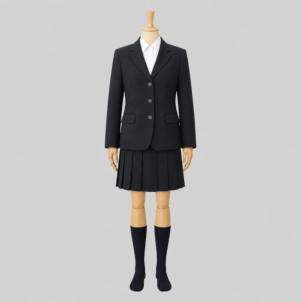 関有知高校の女子の制服のイメージ