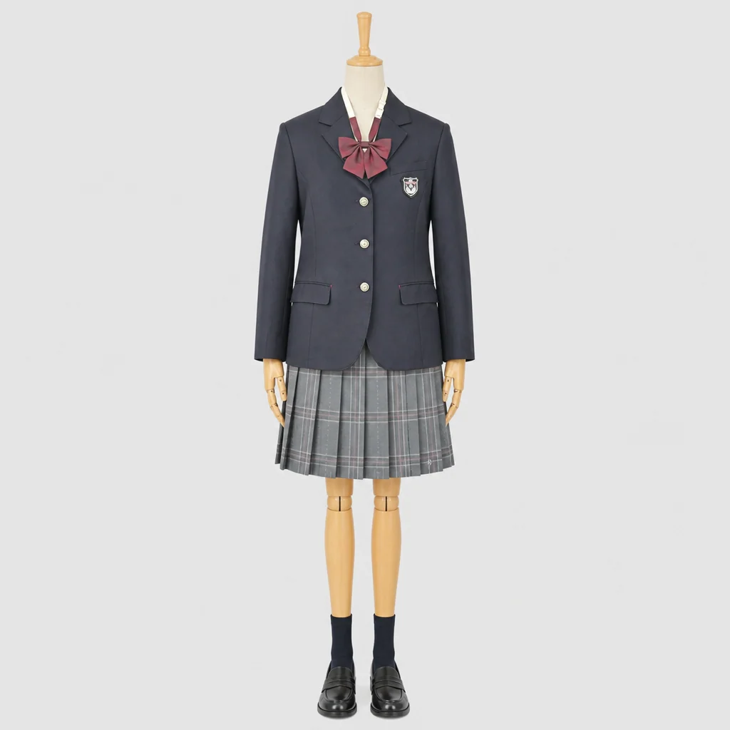 羽島高校の女子の制服のイメージ