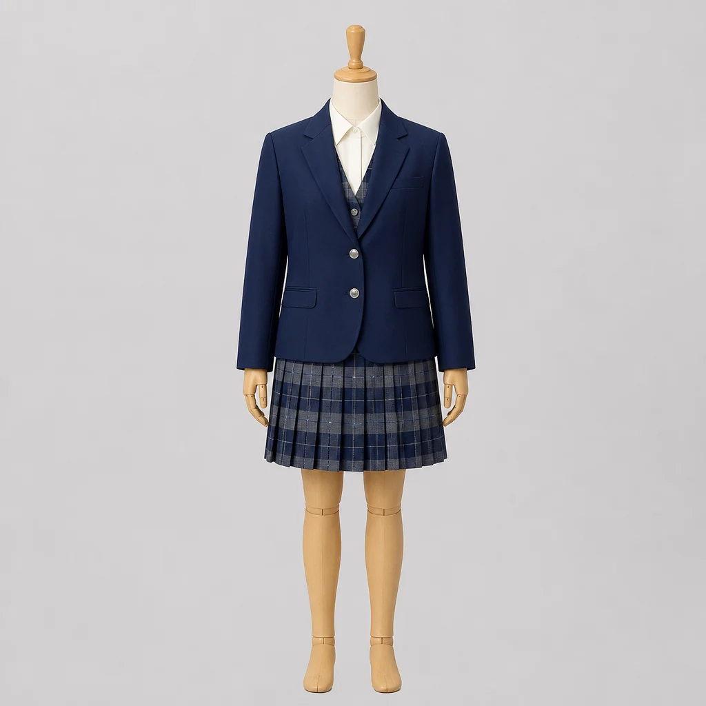 恵那南高校の制服のイメージ
