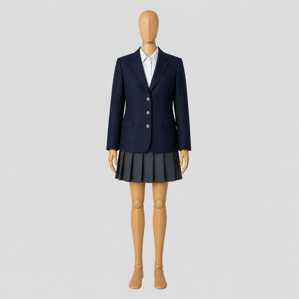 可児高校の女子の制服のイメージ