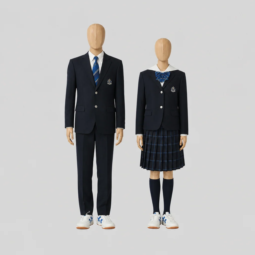 富田高校の制服のイメージ