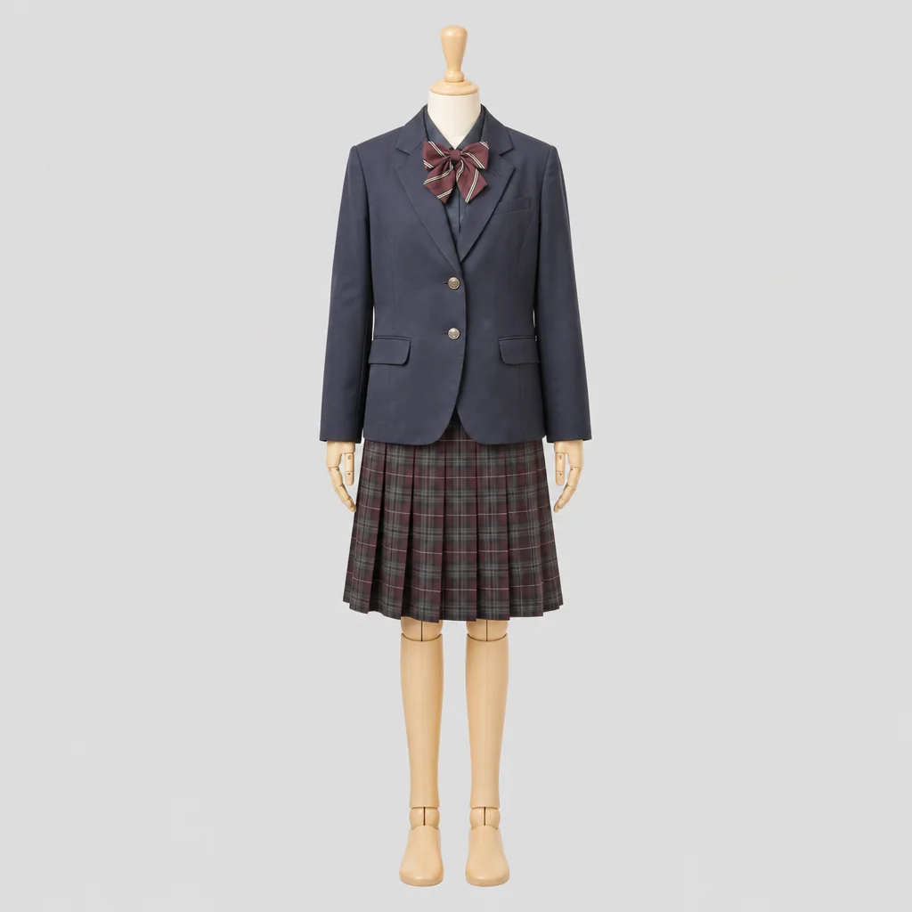 啓晴高校の女子の制服のイメージ