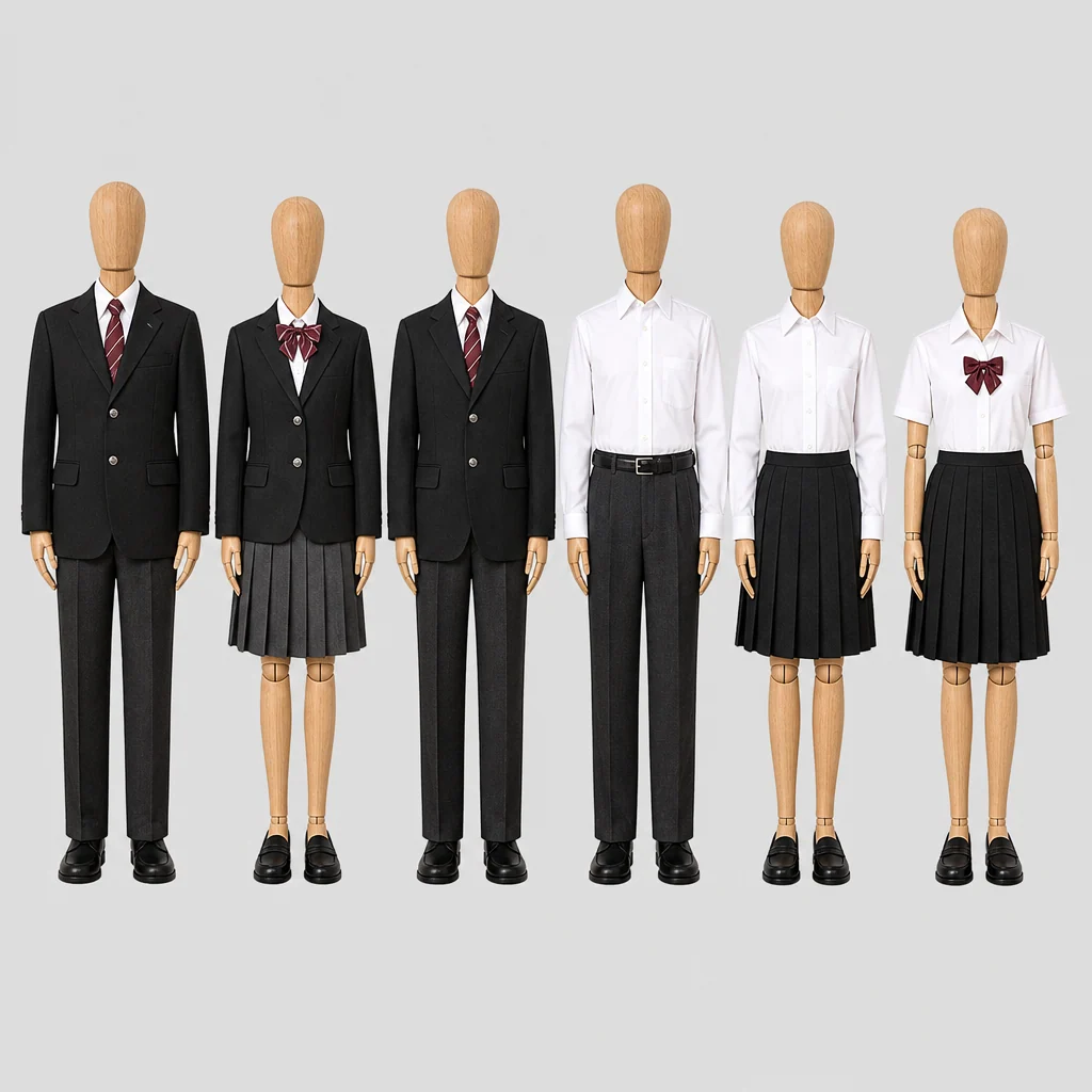 掛川工業高校の制服のイメージ