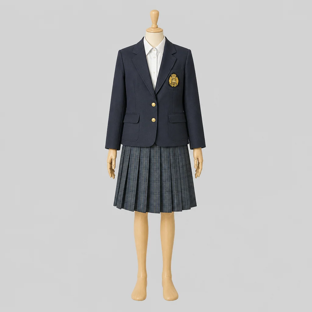 袋井商業高校の制服のイメージ