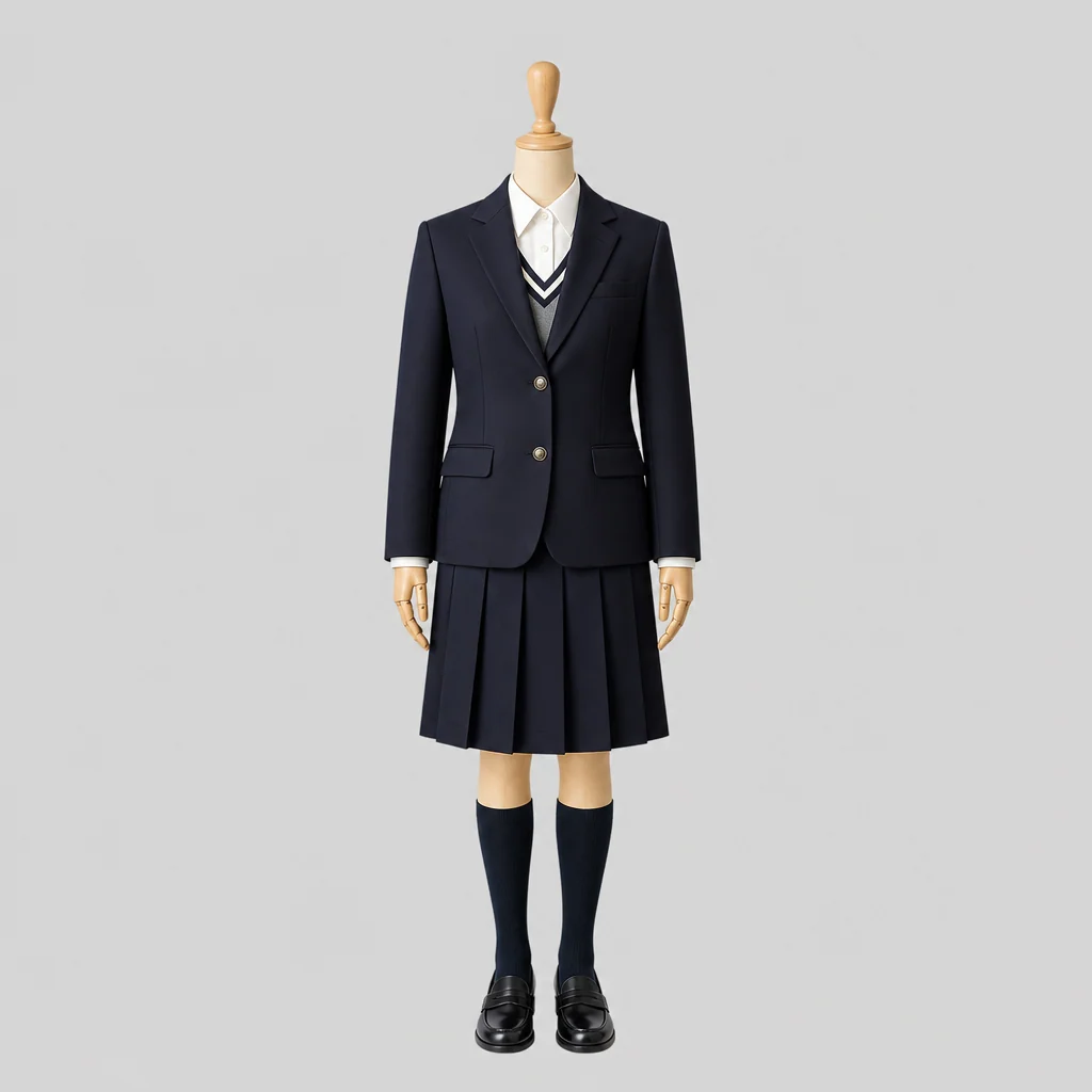 浜松西高校の制服のイメージ