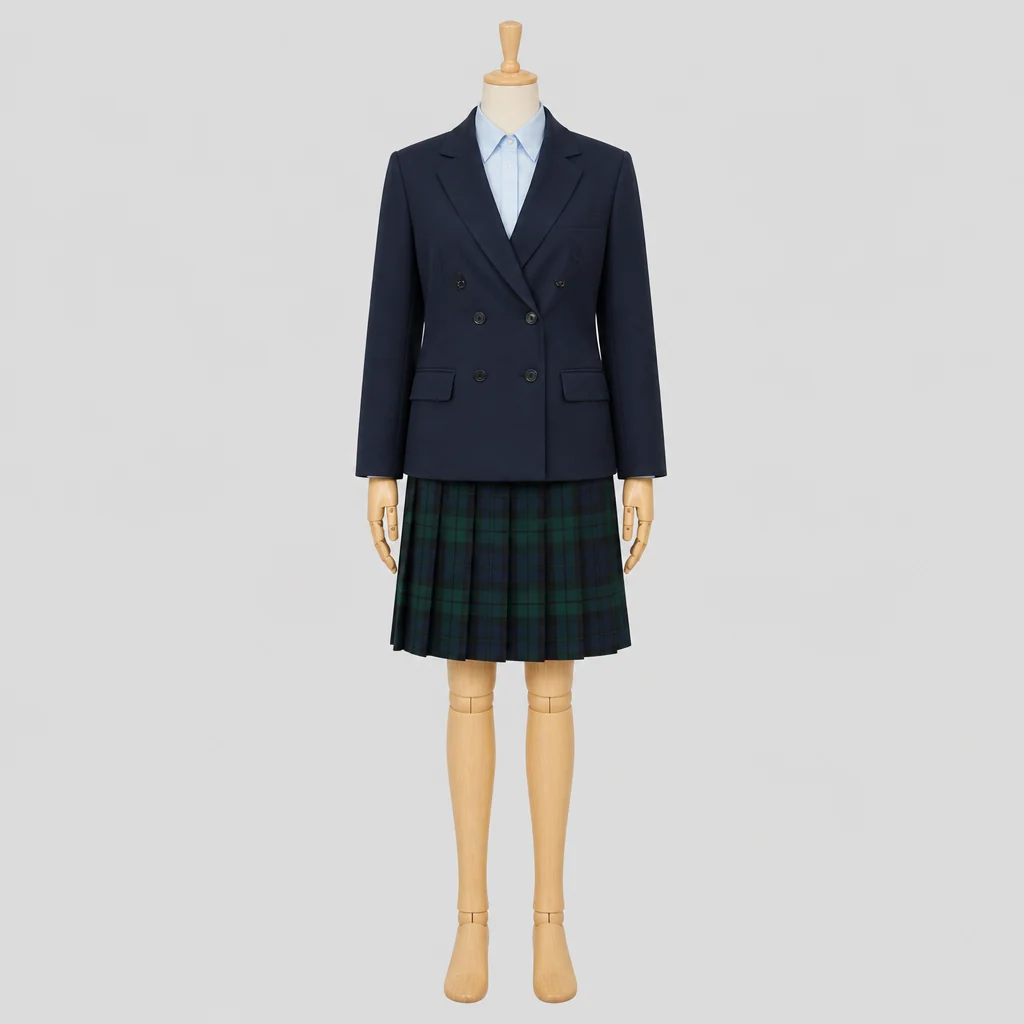 知徳高校の女子の制服のイメージ
