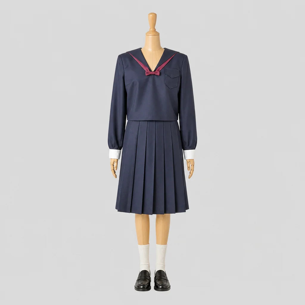 静岡英和女学院高校の制服のイメージ