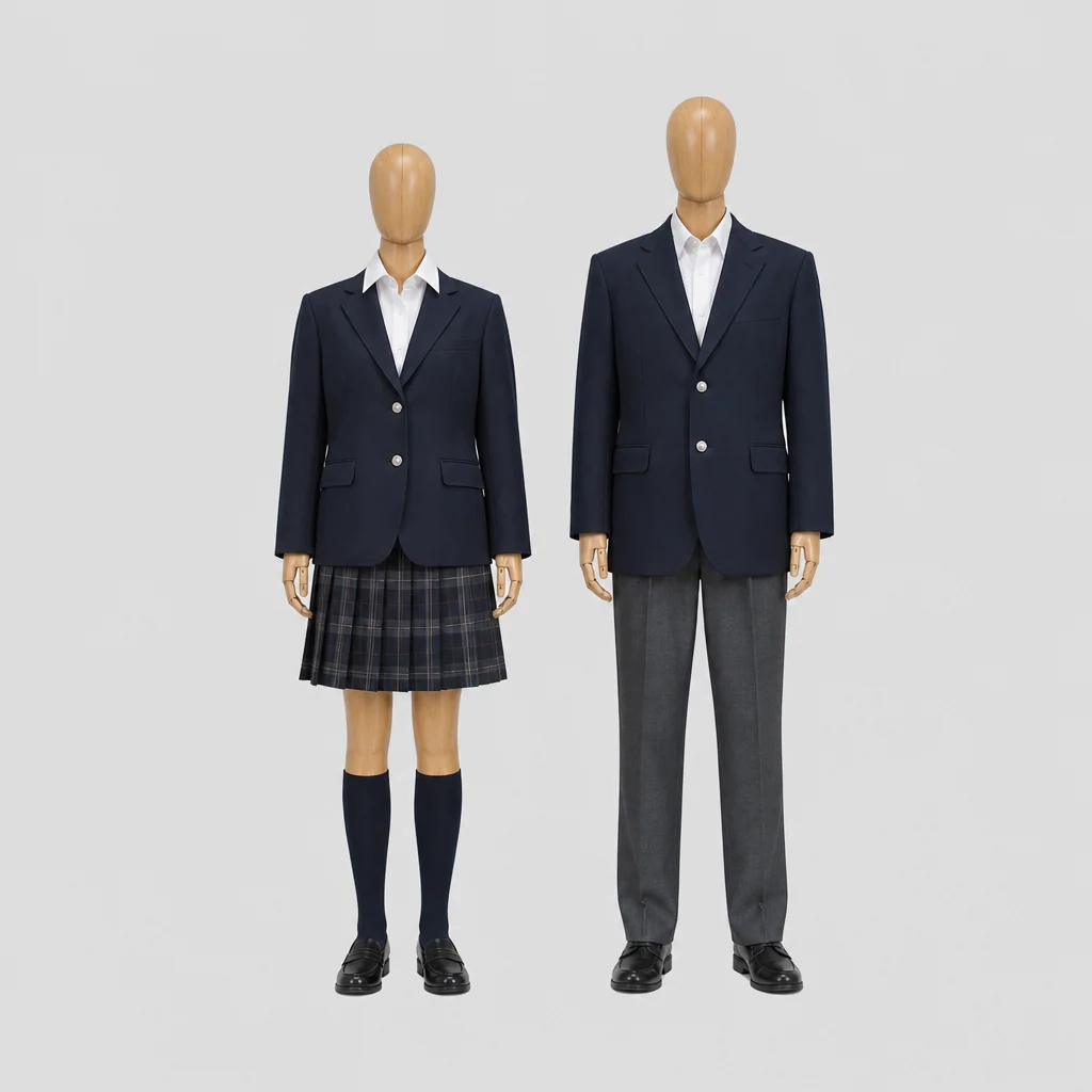 焼津高校の制服のイメージ