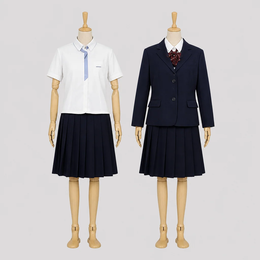 愛知商業高校の制服のイメージ