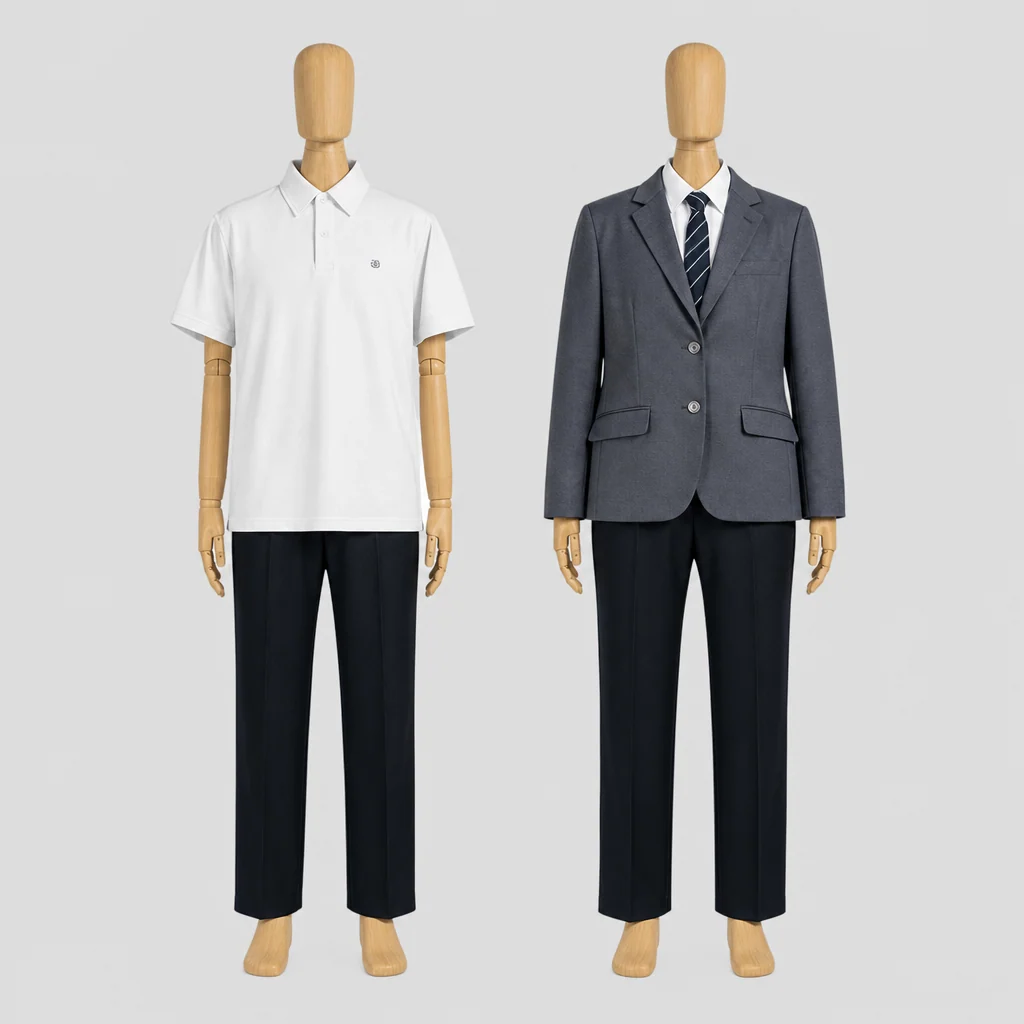 豊明高校の制服のイメージ