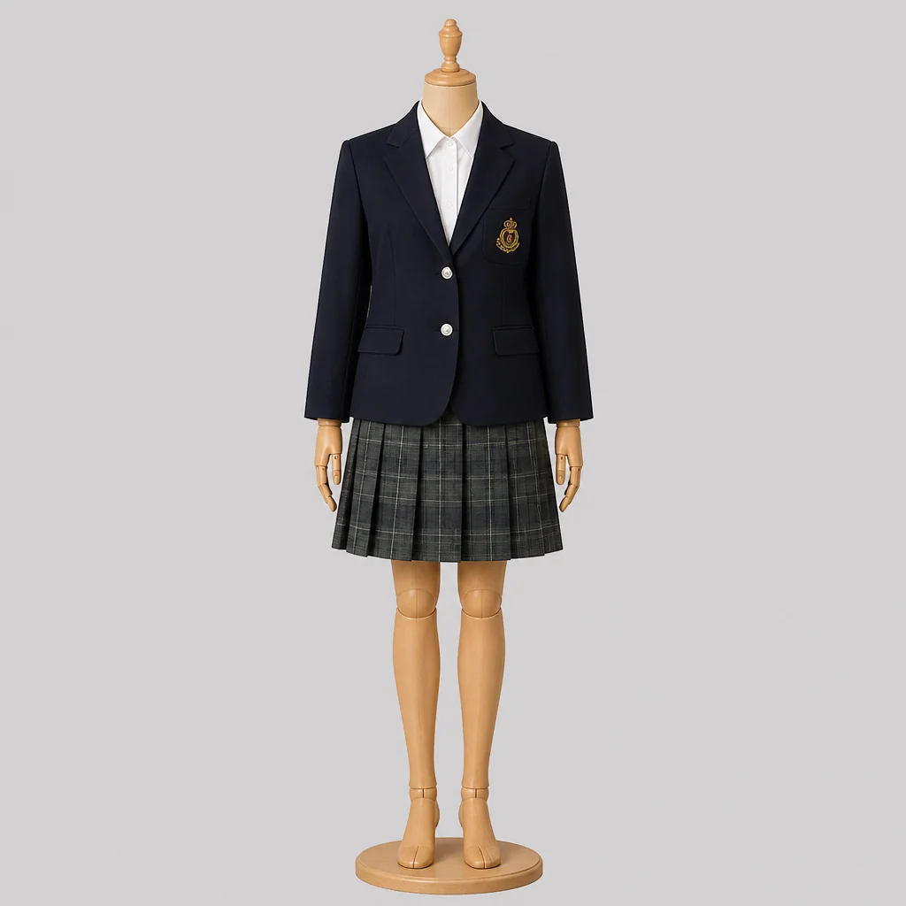 小牧高校の女子の制服のイメージ